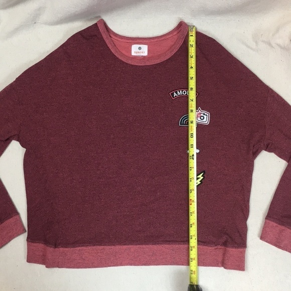 Sundry Amour patch Open Back Top - Picture 6 of 8